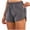 Dark Gray, variant on Timegard Athletic Shorts for Women Elastic Waist Lightweight Solid Color Casual Loose Workout Track Shorts