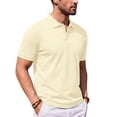 thumbnail image 3 of HAJWOH Men's Golf Polo Shirts 5XL Quick Dry Short Sleeve Moisture Wicking Casual Button Down Top, 3 of 4
