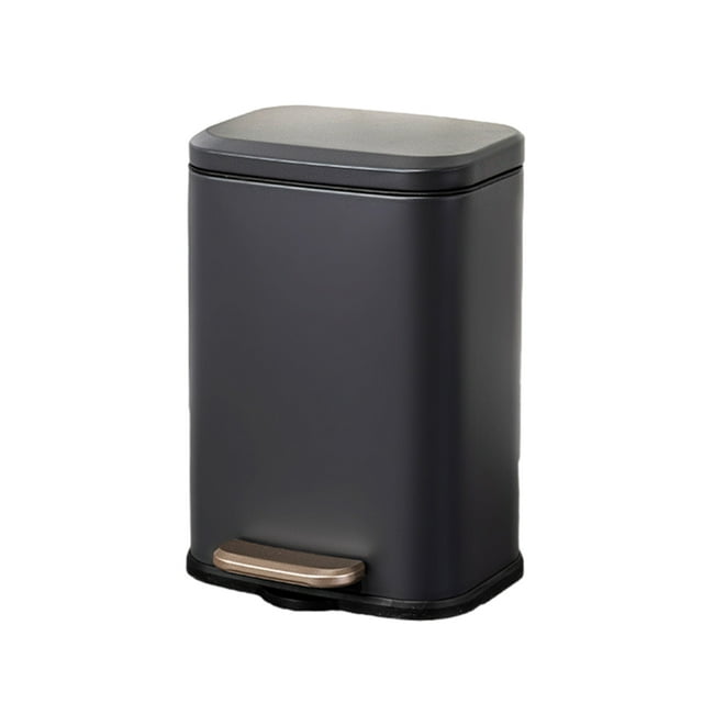 Baohd Compact Size Basket For Kitchen And Bathroom Waste Bathroom Trash Can Trash Can Kitchen Garbage Compost Bin Clever gray