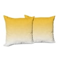 thumbnail image 5 of Ambesonne Ombre Throw Pillow Cover Pack of 2, Summer Beach Lovers, 2 Pcs-24" x 24", Pale Yellow, 5 of 5