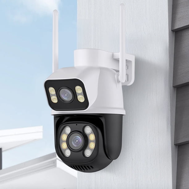 Cámara IP 4K 8MP Home Videocámara 2.4G Dual Lens Outdoor Wifi Monitor Cam Seguridad doméstica