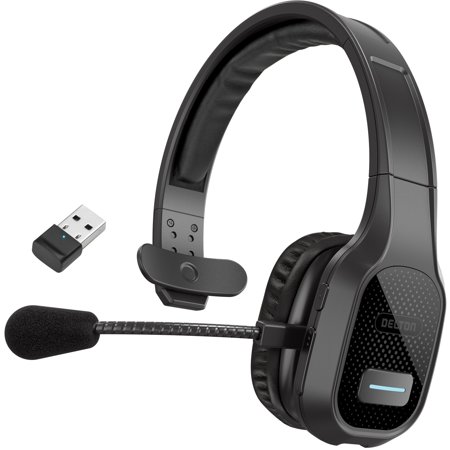 UPC: 0802029082261 | Delton 20x Bluetooth Headset  Wireless Headphones for Computer  Laptop  & Phones with Dongle
