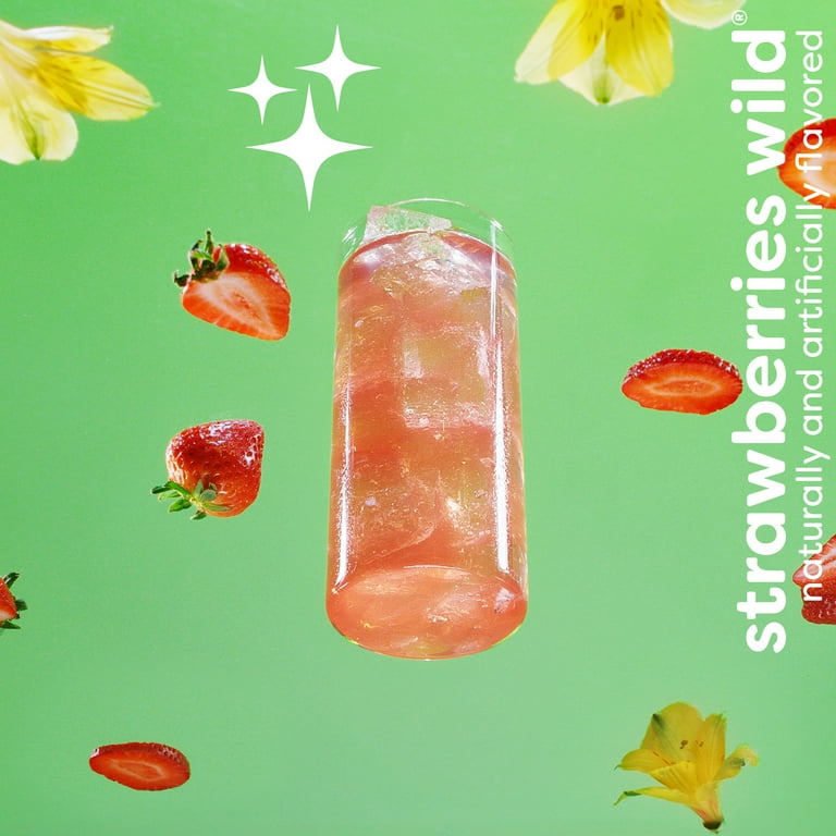 SINGLES TO GO!, Immune Support Powdered Drink Mix, Strawberries