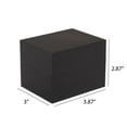 thumbnail image 3 of Prestige & Fancy Premium Black Single Watch Case with PU Leather Pillow - 3.8 x 3 x 2.8, 3 of 7