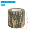 thumbnail image 2 of Uxcell Camouflage Tape 2" x 5 Yards, 3 Pack Self Adhesive Protective Camo Tape Wrap Waterproof Bandage, Digital, 2 of 5