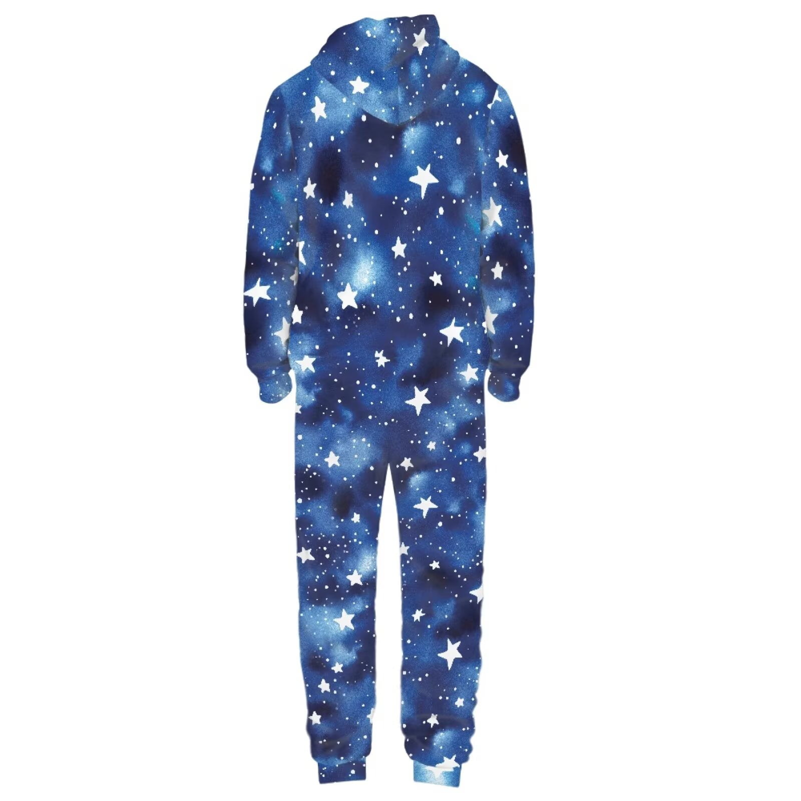 POLERO Cartoon Monster Print Halloween Adult Onesie Pajames for Pajamas Party Men and Women Zipper Playsuit for Couple Cosplay, Size 4XL