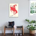 thumbnail image 3 of Art.com Wonderful Jackson Hole, Bronco Silhouette Stretched Canvas Print Wall Art, 24" x 36", 3 of 4