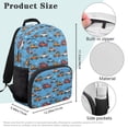 thumbnail image 7 of Pzuqiu Cute Cars Personalized 17 Inch School Backpack for Girls Customized School Bag with Name Large Capacity Sturdy Bookbag Custom for Teen Boys Daily Use, 7 of 7