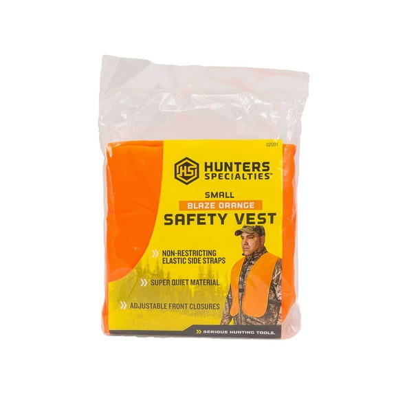 Hunter's Specialties Hunters Safety Vest, Blaze Orange, Youth/Small