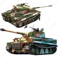 thumbnail image 1 of Panzerkampfwagen militar de la Segunda Guerra Mundial, VI Ausf. E Tiger-Juego de bloques de construcción para niños, juguete de ladrillos para armar tanque, vehículo de combate, soldado, 1 of 4