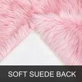 thumbnail image 6 of Junovo Luxury Fluffy Area Rugs Areary Rug for Bedroom Shaggy Rugs Area Carpet for Living Room Bedroom Room,2'x3',Pink, 6 of 7