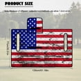 thumbnail image 7 of SEANATIVE Golf Cart Seat Cover, Compatible with EZGO, Club Car, Yamaha, 2-Seater Golf Cart Seat Towel Blanket with 4 Front Pockets, Patriotic Decoration, Vintage American Flag, 7 of 7