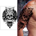 thumbnail image 4 of Tatuaje Falso 6 Uds. Pegatinas Impermeables Creativos para Mujer Y Hombre, 4 of 9