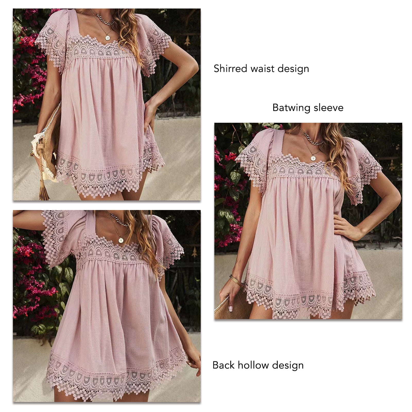 flowy lace top