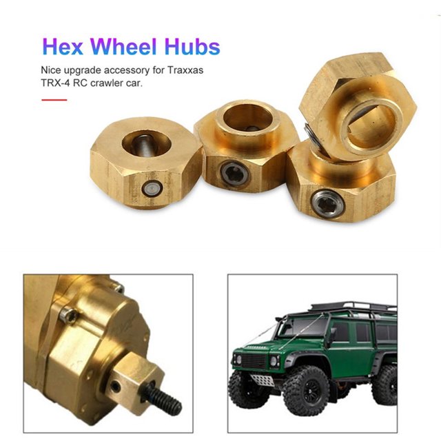 Contrapeso combinador de extensión de metal de 4 piezas para TRAXXAS TRX4 Trx6 (5 mm)