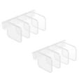 thumbnail image 2 of Heliisoer Fridge Space Allocator Refrigerator Divider Baffle Removable Buckle Multi-functi, 2 of 9