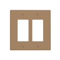 thumbnail image 1 of Cubierta decorativa para tomacorriente Oilbiexn de 2 módulos, color taupe cálido, 1 of 8