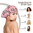 thumbnail image 6 of Valentine's Day Panda Silk Bonnet for Sleeping Women Men, Adjustable Elastic Satin Bonnet Bonnet for Sleeping, Soft Cute Similar Silk Curly Hair Bonnet for Sleeping, 6 of 7