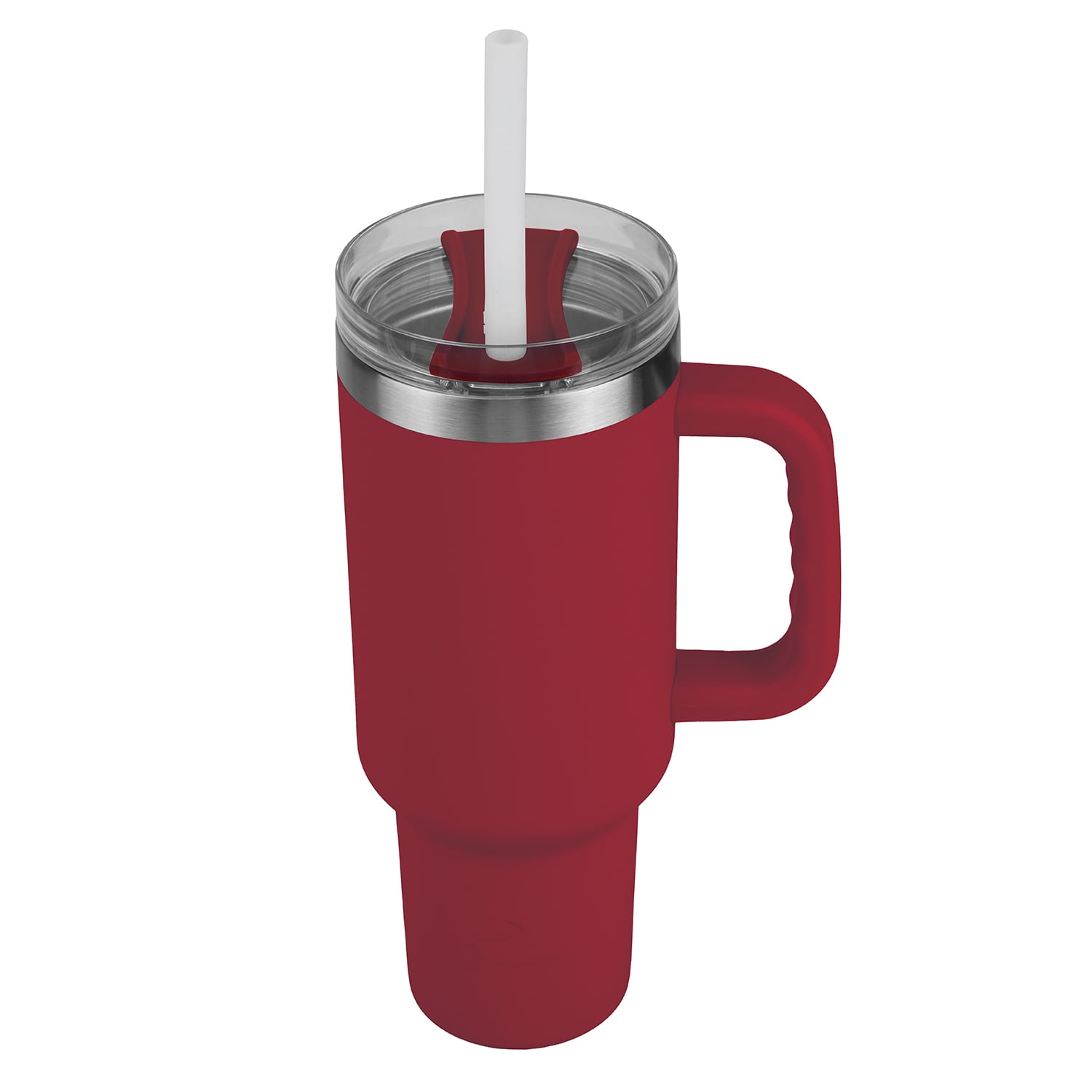 Ozark Trail 40oz Stainless Steel Tumbler, Dark Red