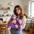 thumbnail image 4 of Tong Long Arm Monkey Stuffed Animal Soft Huggable For Kids Cute Design Perfect For Children Toddlers Birthday, 4 of 6