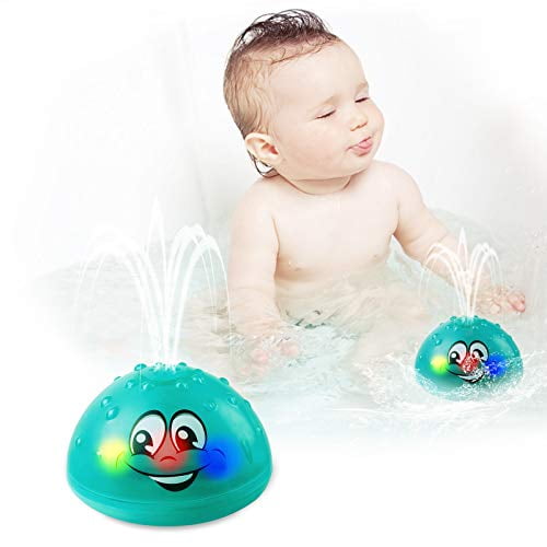 Bath Toys Water Spray Toys For Kids Baby Bath Toys For Toddlers Led Light Up Bathtub Toys For Toddlers Sprinkler Bath Toy Baby Shines Bath Toy Green Walmart Com Walmart Com