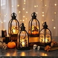thumbnail image 6 of IFRINID Halloween Pumpkin Lantern with LED Light, Portable Tabletop Decoration Lamp for Party, Window Display and Holiday Decor,Pumpkin style, 6 of 7