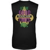 Mardi Gras Let the Good Times Roll Black Adult Sleeveless Shirt - Medium