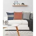 thumbnail image 2 of LR Home Soft Striped Cinnamon Throw Pillow, 2 of 10