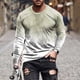 thumbnail image 1 of Blusas y camisas de manga larga con cuello redondo para hombre, blusas casuales de cuello redondo y manga larga, camisetas estampadas, blusas para hombre, 1 of 5
