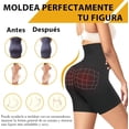 thumbnail image 3 of 2PCS Pantalones Molderes para Mujer, Short Levanta Gluteos Mujer, Short Faja para Mujer Invisible, Model de Cintur, Levantamiento de Glúteos. (Negro y Beige, L), 3 of 3
