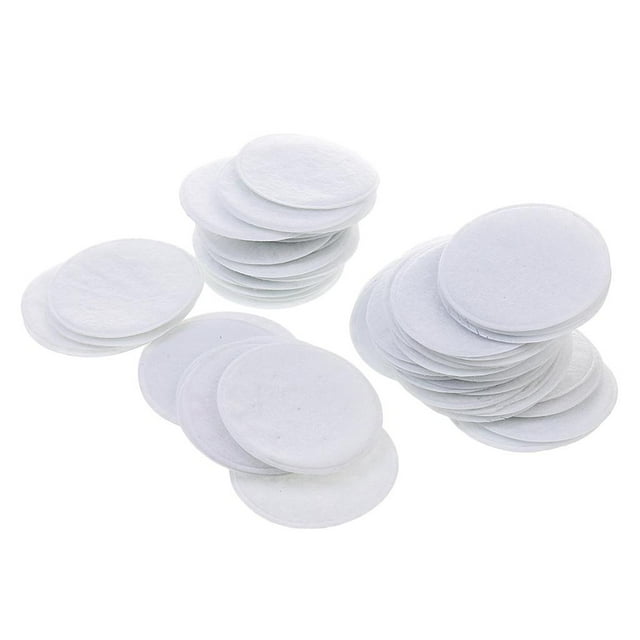 Artesanías de Fieltro Acolchado Hugo 100 Uds Forma Redonda Blanco