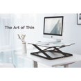 thumbnail image 3 of Amer Networks  Ultra Slim Height Adjustable Standing Desk, White Finish - EZUP SURFACE, 3 of 5