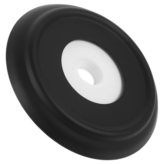 COMPUKAS Durable Black Metal Tub Spout Wall Plate for Bathroom Faucet Trim and Leak Prevention