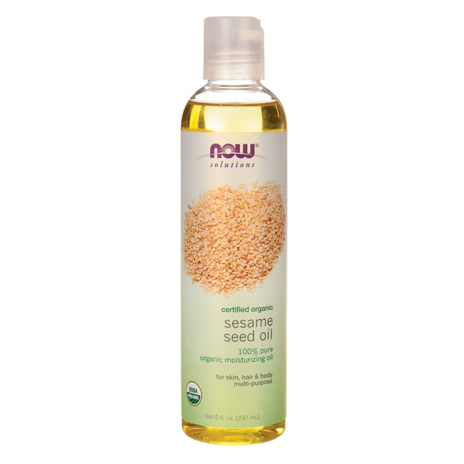 NOW Foods Organic Sesame Seed Oil 8 fl oz Liq