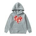 thumbnail image 1 of Sweat à Capuche pour Garçons Imprimé Manches Longues Vêtements d'Hiver 4-5 Ans, 1 of 7