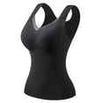 thumbnail image 2 of Ynynloco Tank Tops for Women Shapewear Tummy Shaper Built in Bra Compression Camisole V Neck Slim Fit Comfy Casual Tank, 2 of 3
