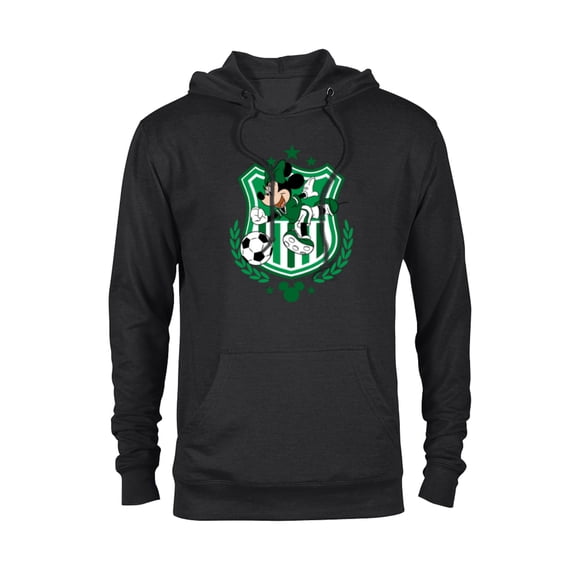 Disney Minnie Mouse Green Team Sports Soccer - Pullover Hoodie for Adults - Customized-Black