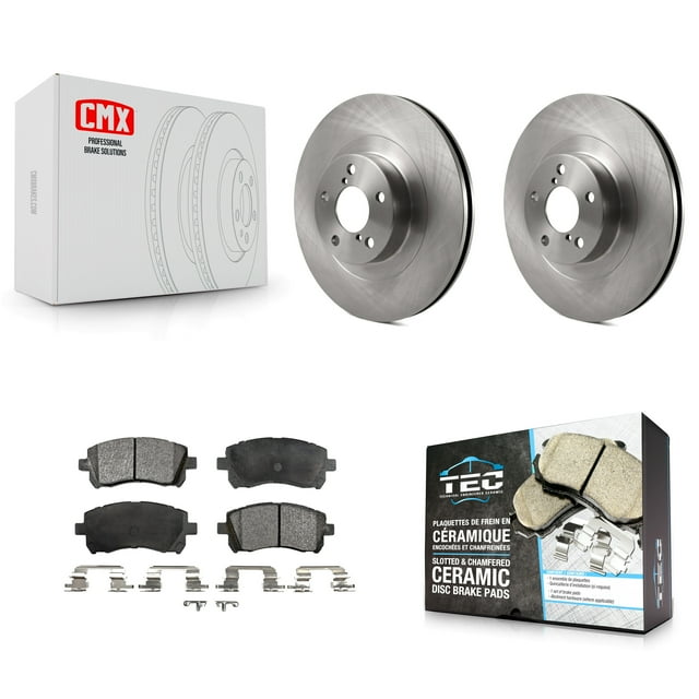 Transit Auto Front Disc Brake Rotors and Ceramic Pads Kit for Car Subaru Impreza Outback Legacy K8T-100410