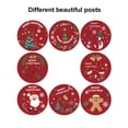 thumbnail image 3 of Rollo de pegatinas navideñas, 500 piezas, etiquetas circulares navideñas, etiquetas decorativas para sobres, tarjetas, cajas de regalo, 3 of 5
