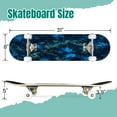 thumbnail image 2 of 31'' Complete Skateboard 7 Layer Canadian Maple Double Kick Deck Skateboards Camouflage sport Classic camouflage sport Skate Board for Beginner Adult Gifts, 2 of 5