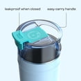thumbnail image 5 of bubba Water Bottle, 32 Oz, Stainless Steel, Vacuum Insulated Leakproof, DualSip 2-Way Lid, Daydreamin', 5 of 10