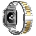 thumbnail image 2 of Stainless Steel Strap Band With Case For Apple Watch Series 7 6 5 4 3 2 1 SE, 2 of 8