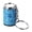 Blue, variant on Mini Coin Storage Keychain, 2-in-1 Portable Coin Holder, Loose Change Container with Secure Snap Closure, Pocket Coin Bank