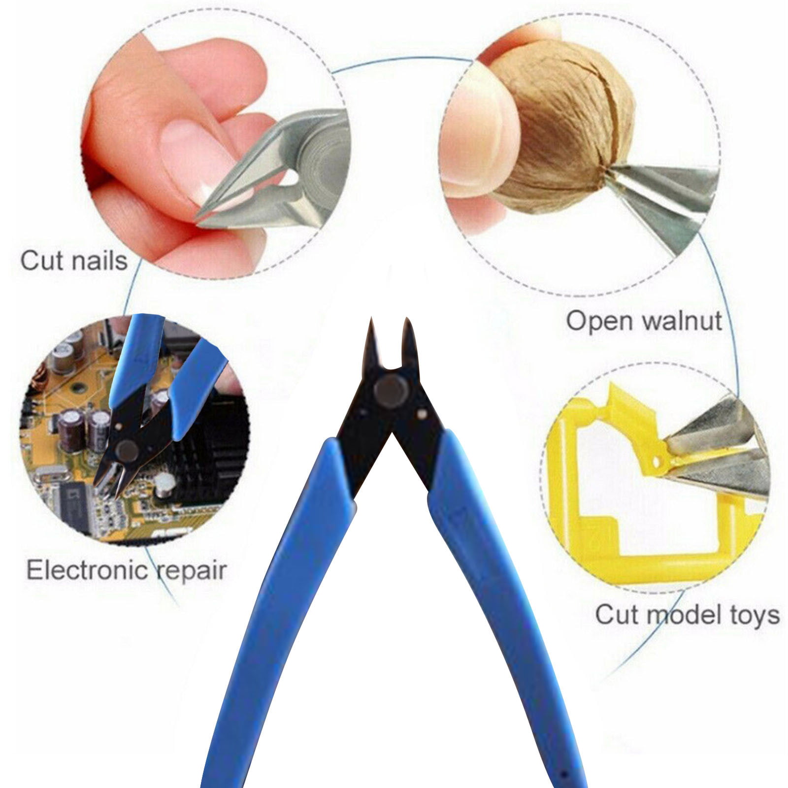 Thsue 5 Inch Side Cutting Nippers Wire Cutters Nozzle Pliers for Crafting  Electrical Jewelry Making Precision Wire Cutter, Small Wire Cutter, Ultra  Sharp Wire Clippers, Wire Snips 