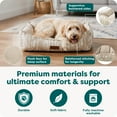 thumbnail image 5 of Furhaven Pet Products Medium Overstuffed Cozy Couch Non-Slip Dog & Cat Bed, 27"x21", Taupe, 5 of 7