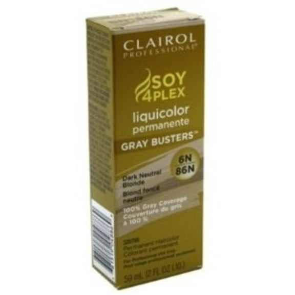Clairol Professional Liquicolor 6N/86N Dark Neutral Blonde, 2 oz (Pack of 4)