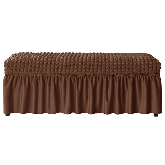 AUQ Ottoman Cover,51*20*16in Ottoman Covers Slipcover Rectangle, Slipcover for Ottomans