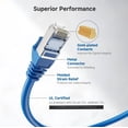 thumbnail image 3 of Cable Ethernet Matters Cat 6A, 10 Gbps, 30 m, azul, 3 of 8