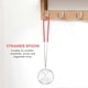 thumbnail image 3 of 8 Pieces Stainless Steel Spider Strainer Spoon Small Wire Skimmer Colander for Hot Pot, Tortellini a, 3 of 5