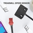 thumbnail image 2 of Treadmill Speed Sensor Cable 2 Pin Light Sensor Tachometer Magnetic Induction Speed Sensor for Treadmill Spare Parts, 2 of 8